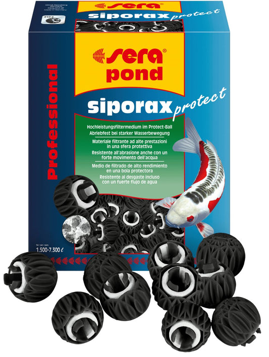 Sera siporax protect das Hochleistungs-Filtermaterial für den Teich - Niederrhein-Koi