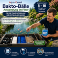 Bild in Galerie-Betrachter laden, Baktobälle 8 - 10 Kugel auf 10.000 Liter Teichwasser