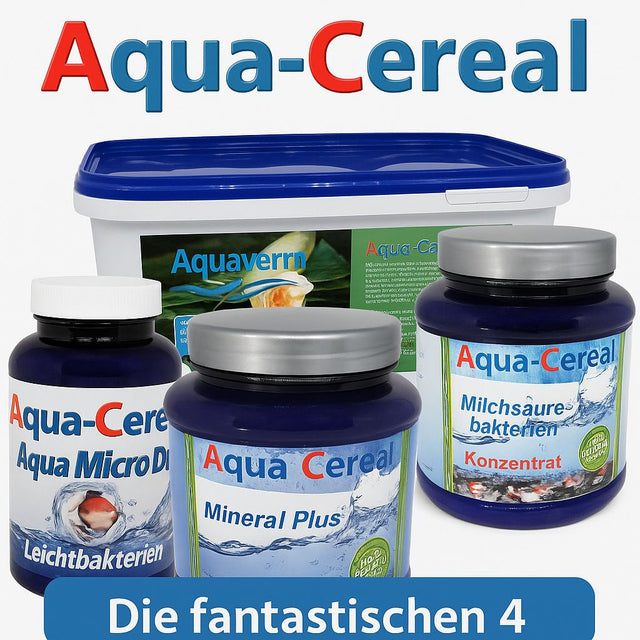 Die fantastischen 4 - natürliche Zusatzstoffe für einen gesunden Teich