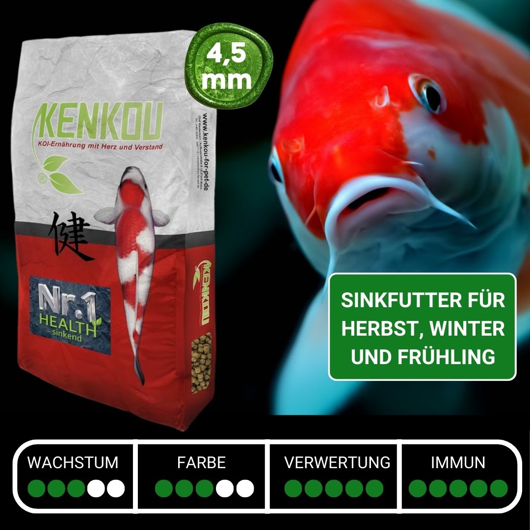 sinkendes Koifutter Kenkou Nr.1