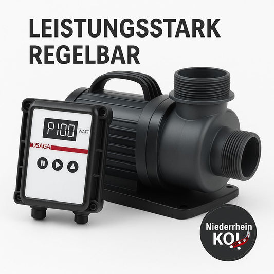 Teichpumpe 25.000 Liter regelbar, Energiesparend, leistungsstark