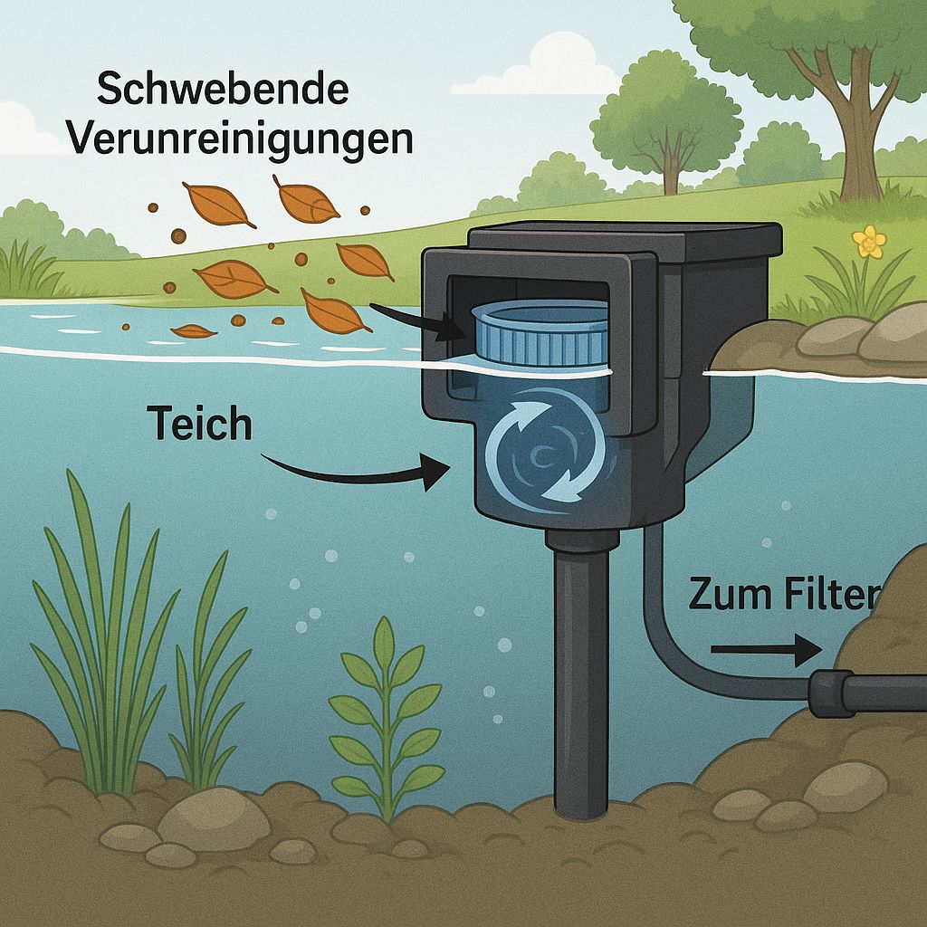 Teich Skimmer Funktion Erklärung