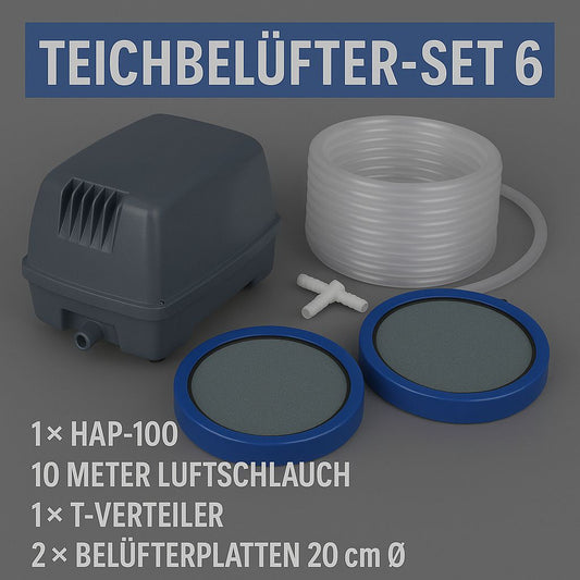 Teichbelüfter Set -6- - Teichbelüfter - Niederrhein-Koi