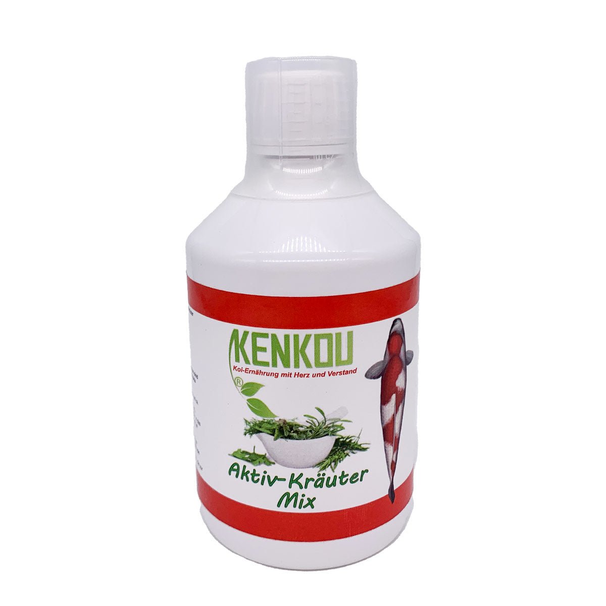 KENKOU® - Aktiv Kräuter-Mix flüssig 500ml - Nahrungsergänzung - Niederrhein-Koi