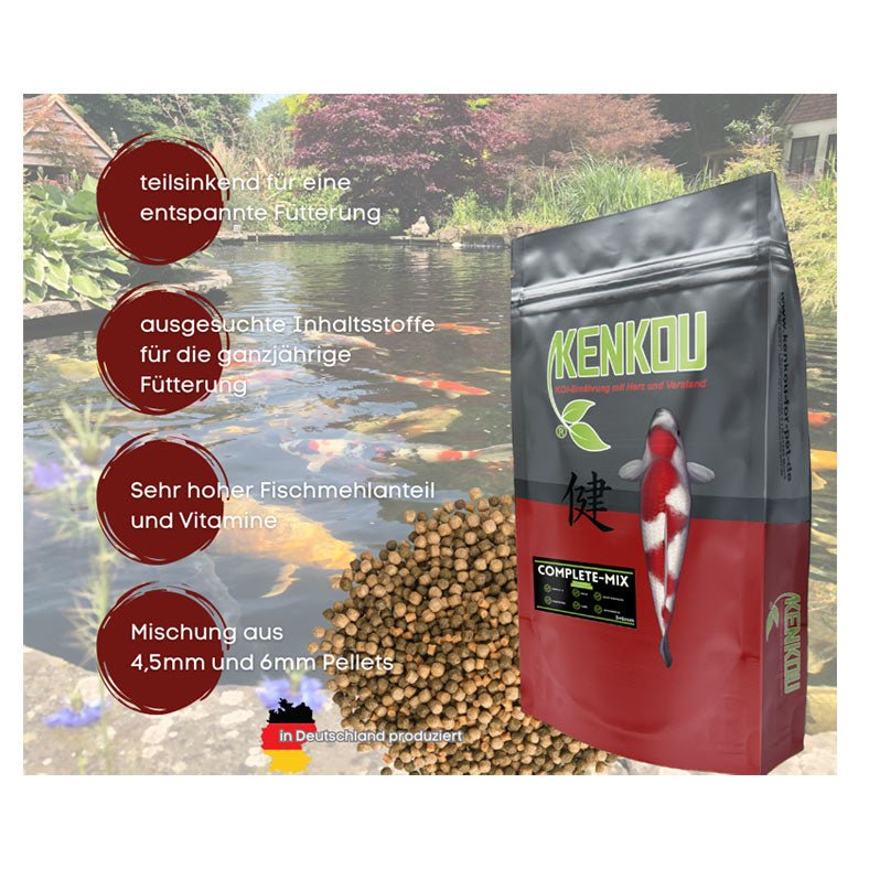 KENKOU® Complete-Mix - 4,5-6mm teilsinkend - Niederrhein-Koi