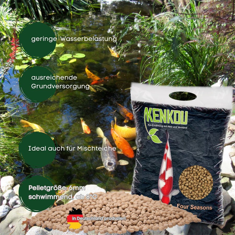 KENKOU® Four Seasons 6mm - 6mm schwimmend - Niederrhein-Koi