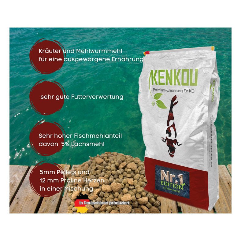 KENKOU® Nr.1 -Edition - 5+10mm schwimmend - Niederrhein-Koi