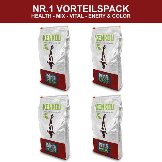 Nr.1 VORTEILSPACK -Health - Mix - Vital - Energy & Color- 20kg 5mm - Sparpaket - Niederrhein-Koi