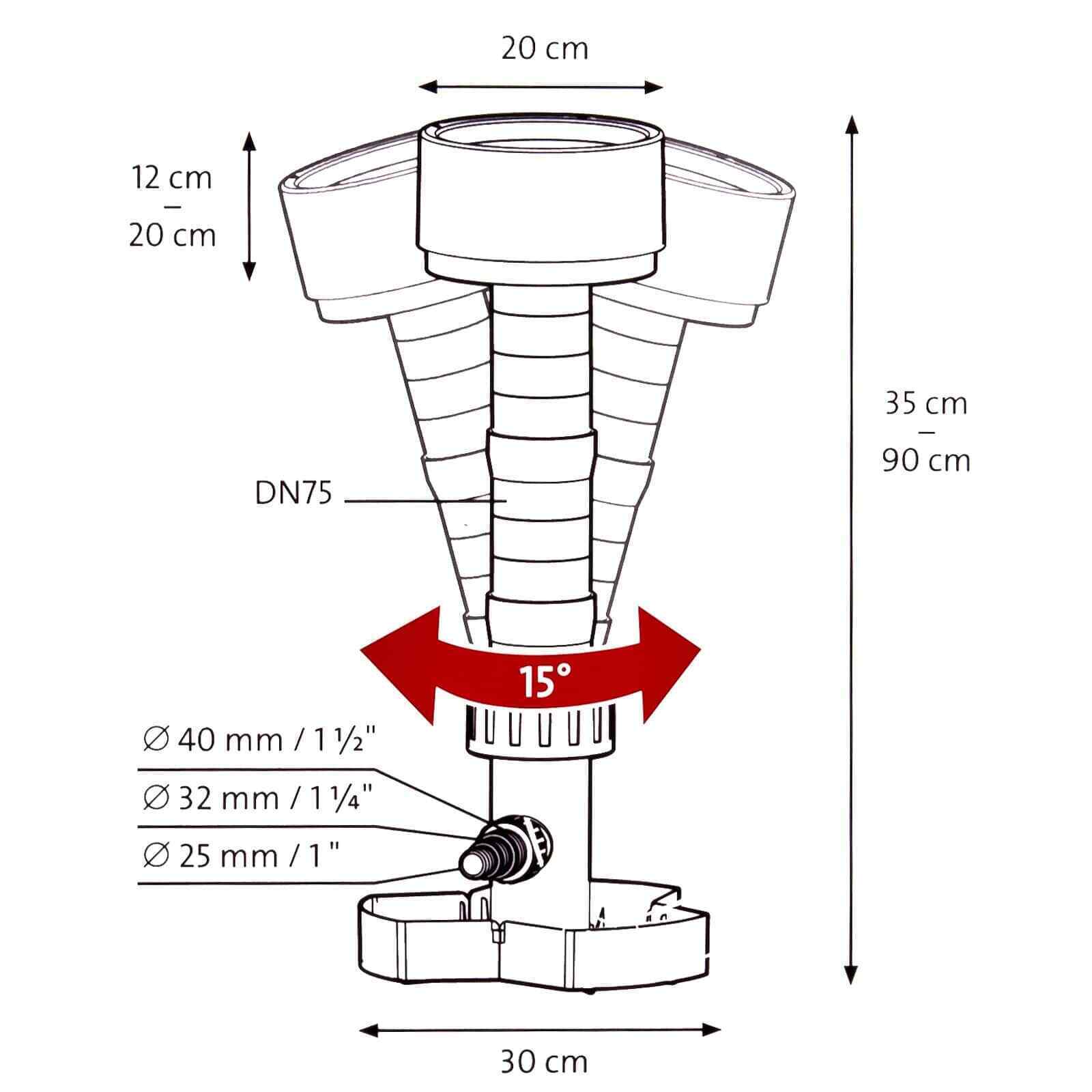Osaga Teich-Stand-Skimmer OSK-02 - Skimmer - Niederrhein-Koi