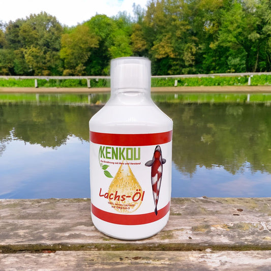 SPAR SET - Lachsöl & Vitamin Plus & Immun-Mix je 0,5l - Sparpaket - Niederrhein-Koi