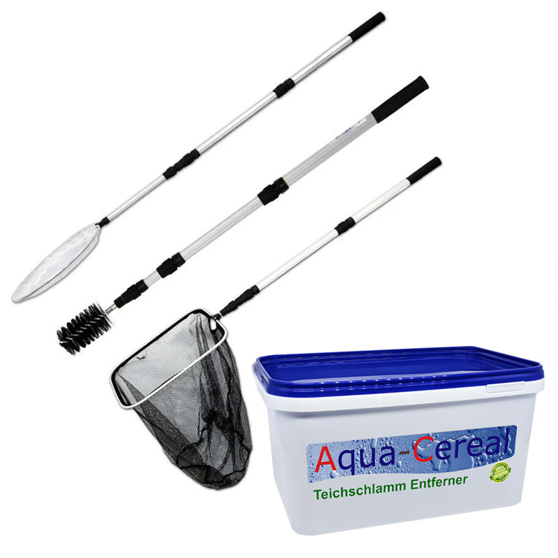 Teichschlamm Entferner & Kescher-Set zum Vorteilspreis
