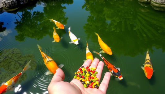 Die besten Koifutter-Sorten für gesunde und farbenfrohe Koi - Niederrhein-KOI