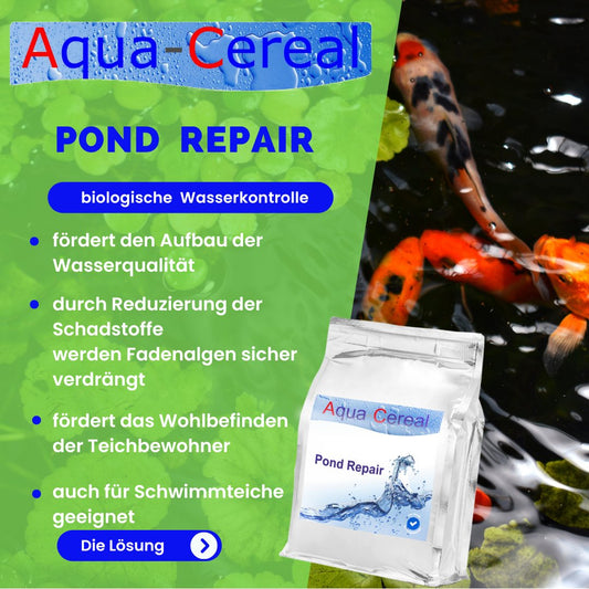 Pond-Repair verbessert dein Teichwasser. - Niederrhein-KOI