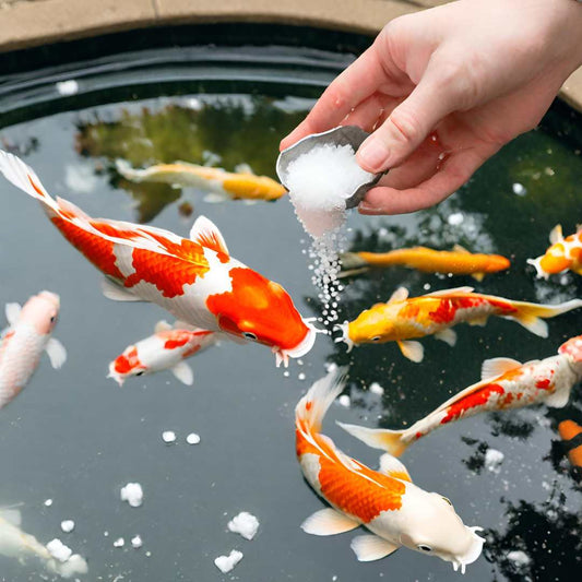 Salz im Gartenteich: Mythen und Fakten - Niederrhein-KOI