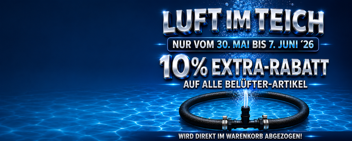 Koifuttershop mit über 40 Sorten