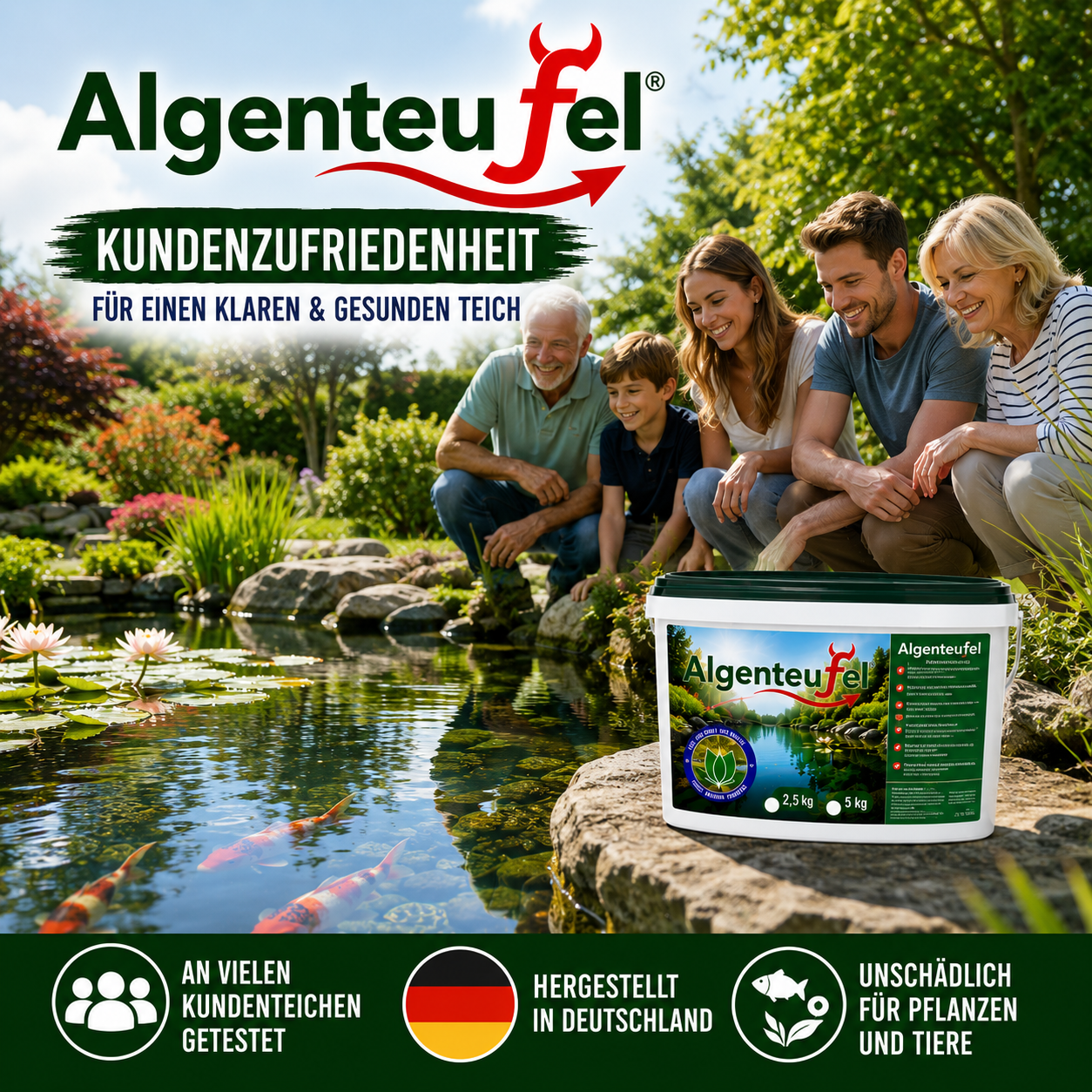 Algenteufel Kundenzufriedenheit