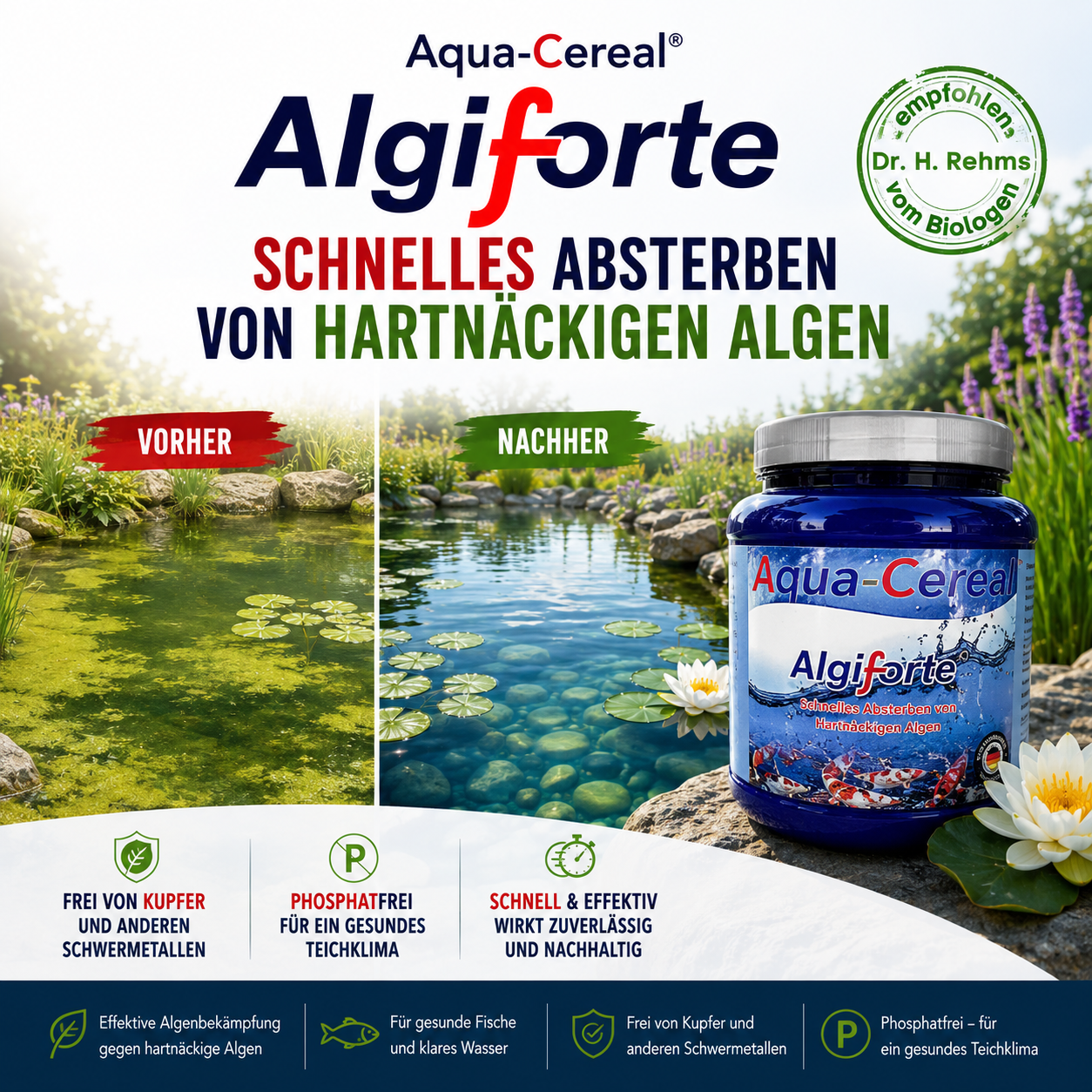 Algiforte vorher, nachher Vergleich