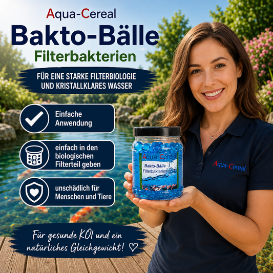 Baktro-Bälle für den Filterstart