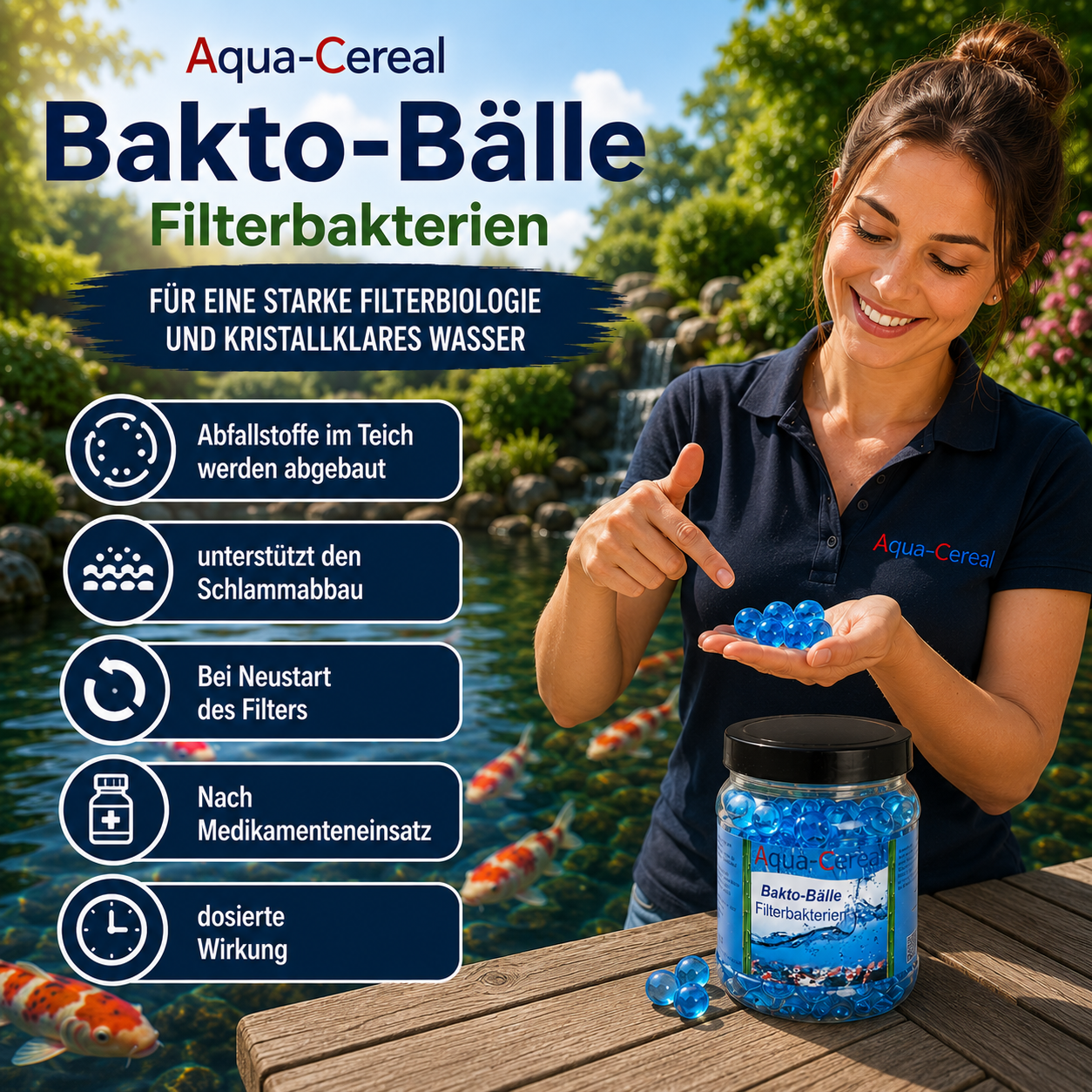 Bakto-Bälle nach Medikamenteneinsatz