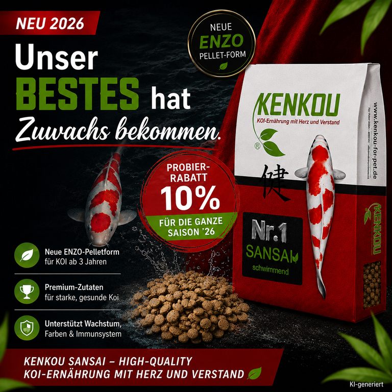 Koifutter KENKOU Nr.1 SANSAI mit 10% Rabatt