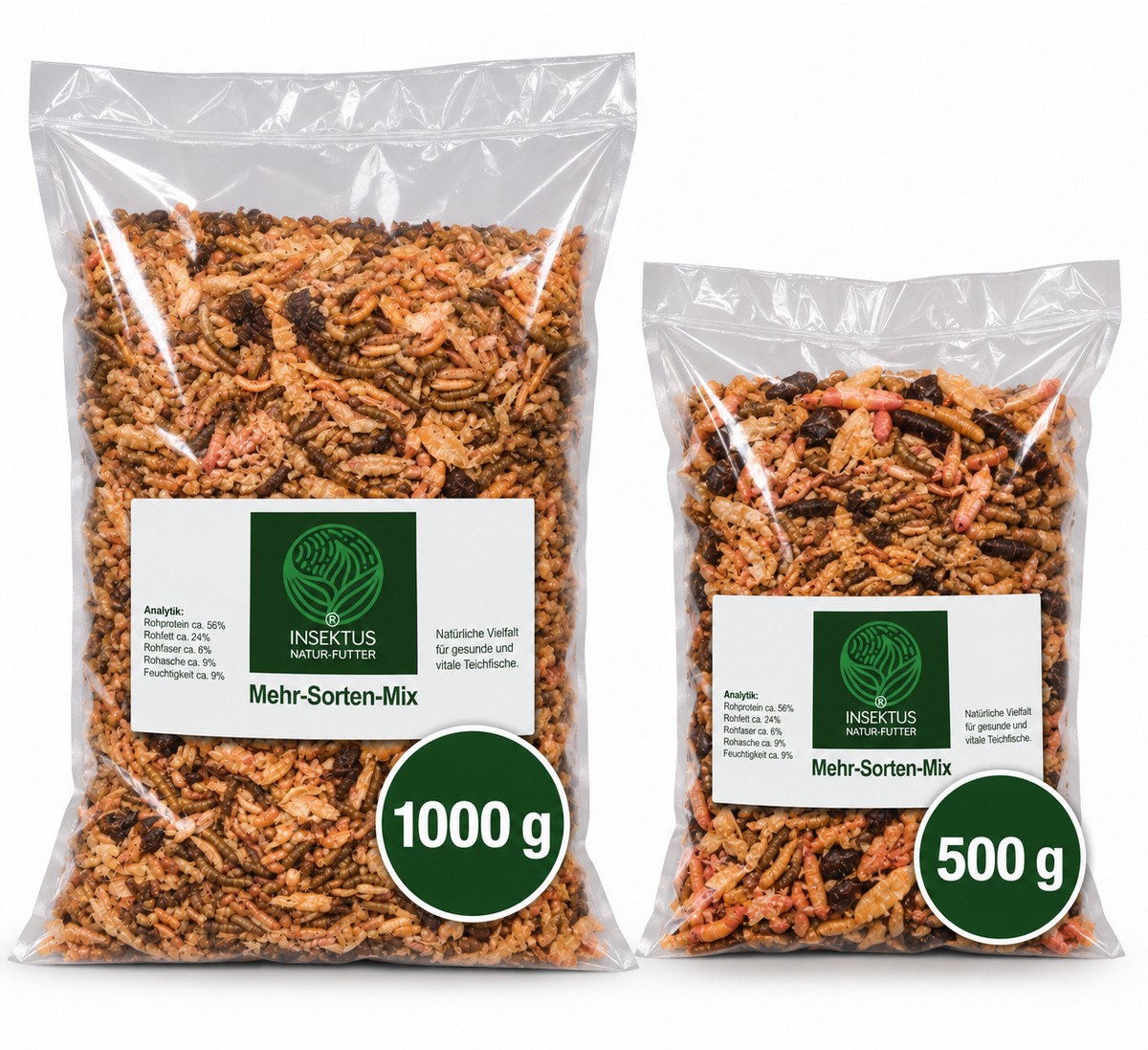 Insektus® Mehr Sorten Mix im Nachfüllbeutel - Naturfutter