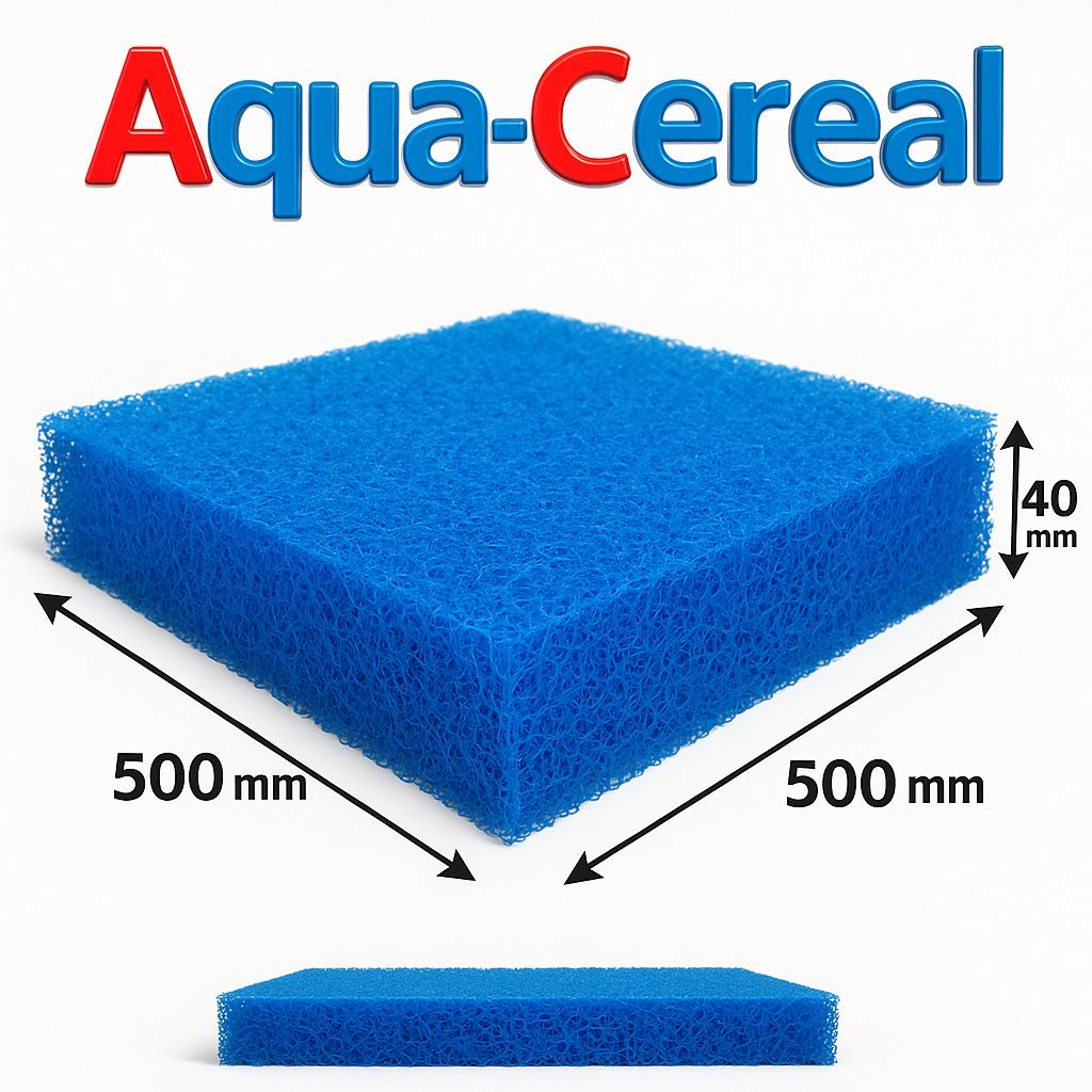 japanische Filtermatte für den Teichfilter. Größe: 500 x 500 x 40 mm