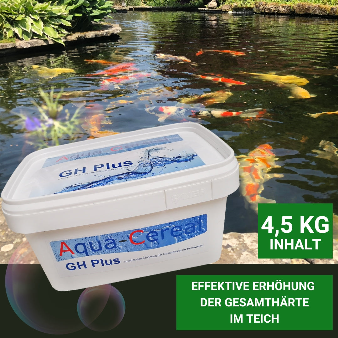 GH Plus zur Erhöhung der Gesamthärte im Teich