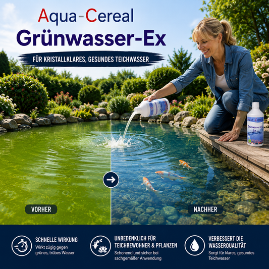 Grünwasser-Ex vorher nachher Vergleich