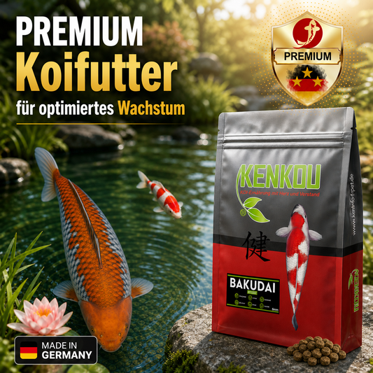 KENKOU BAKUDAI 6mm Premium Koifutter für Wachstum