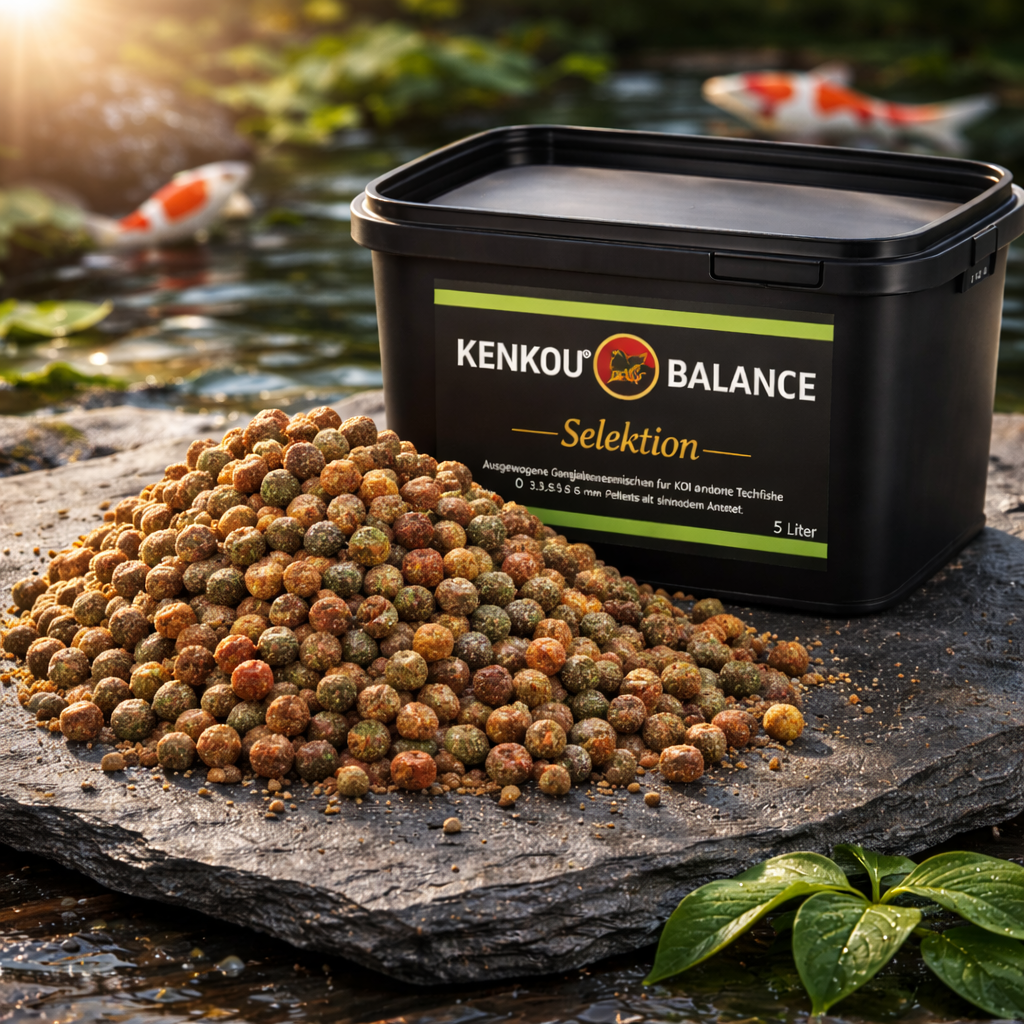 10 Liter KENKOU BALANCE teilsinkendes Koifutter für das ganze Jahr