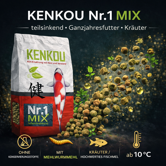 Kenkou Koi Futter Nr.1 Mix
