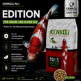 Bild in Galerie-Betrachter laden, KENKOu Nr.1 EDIITON - HIGH-END Koifutter in unterschiedleichen Pelletgrößen
