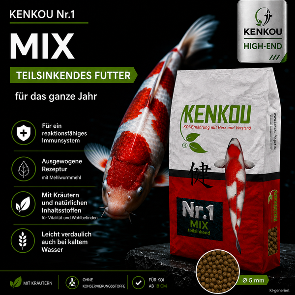 KENKOU® Nr.1 -MIX 5mm High-Quality teilsinkend