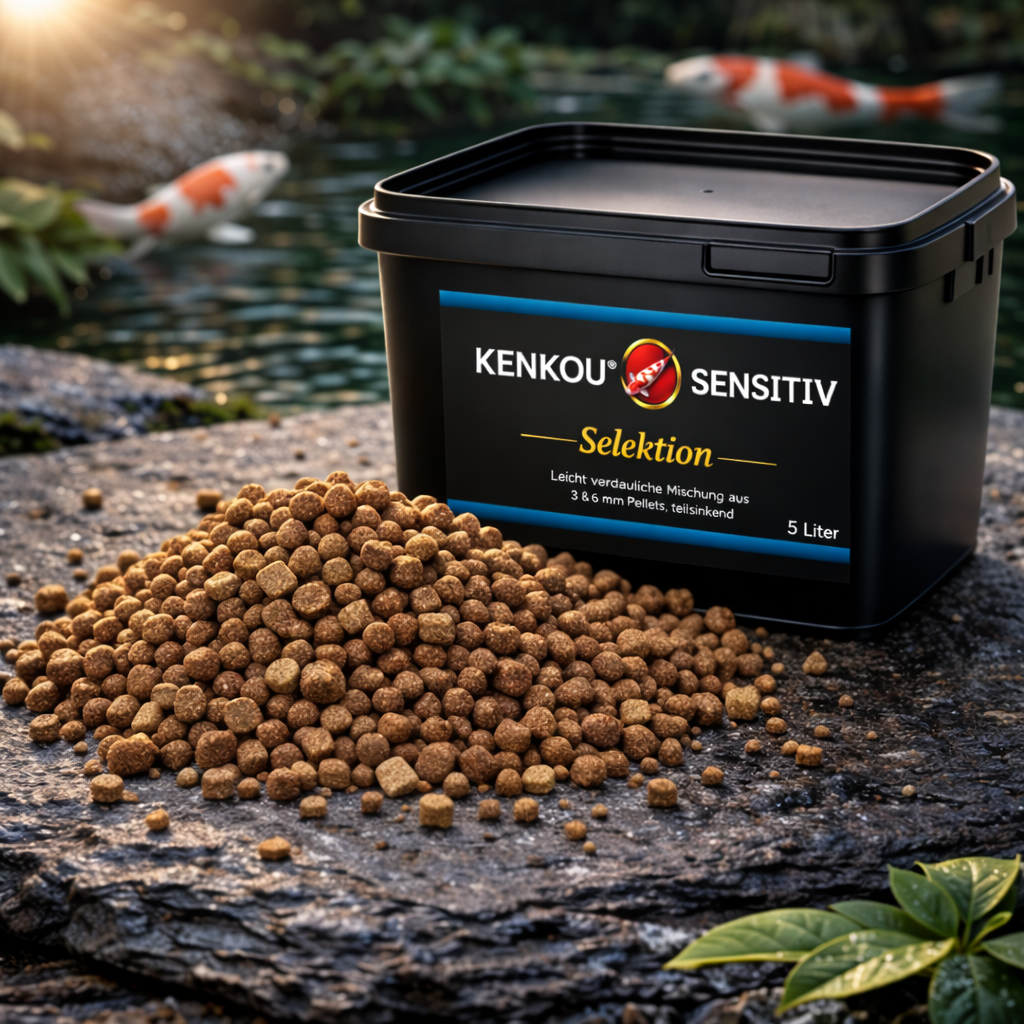 5 Liter KENKOU Sensitiv teilsinkendes Koifutter