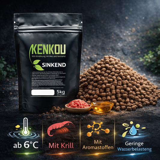 Kenkou sinkend Koi Futter