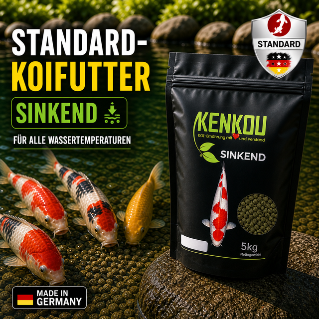 KENKOU SINKEND, sinkendes Standard Koifutter für alle Wassertemperaturen