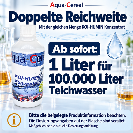 KOI-HUMIN Konzentrat 1 Liter für 100.000 Liter Teichwasser