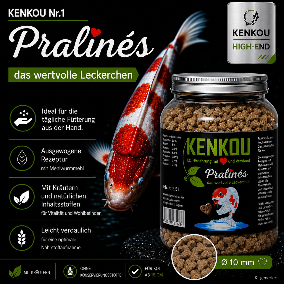 KENKOU Pralines Leckerchen für KOI