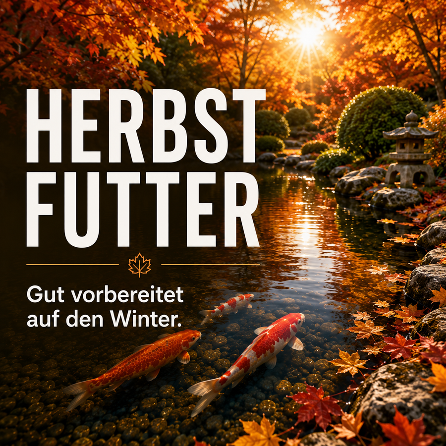 Koifutter für den Herbst