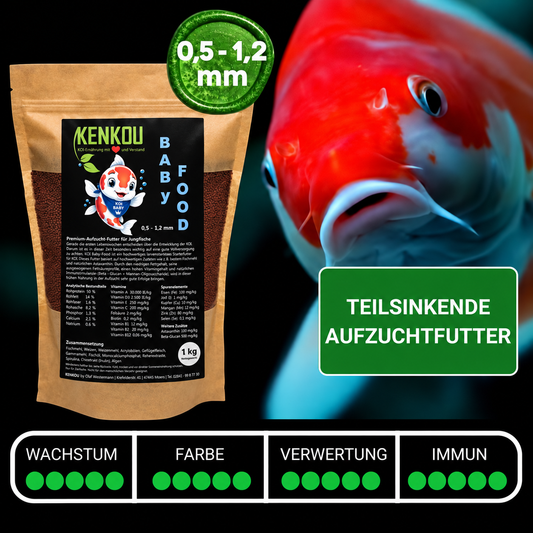 Koi Aufzuchtfutter teilsinkend von KENKOU