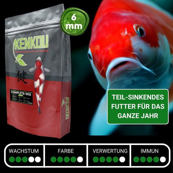 KENKOU® Complete-Mix Koifutter  teilsinkend
