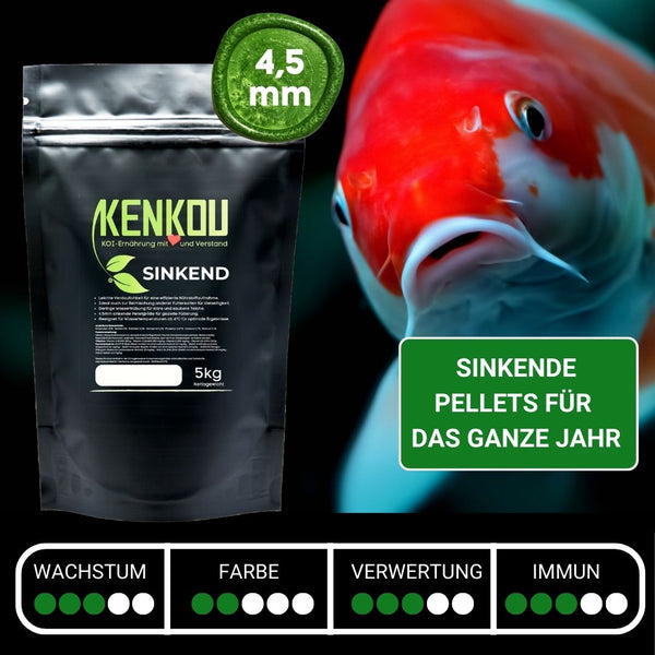 KENKOU® SINKEND 4,5 mm  Koifutter sinkend