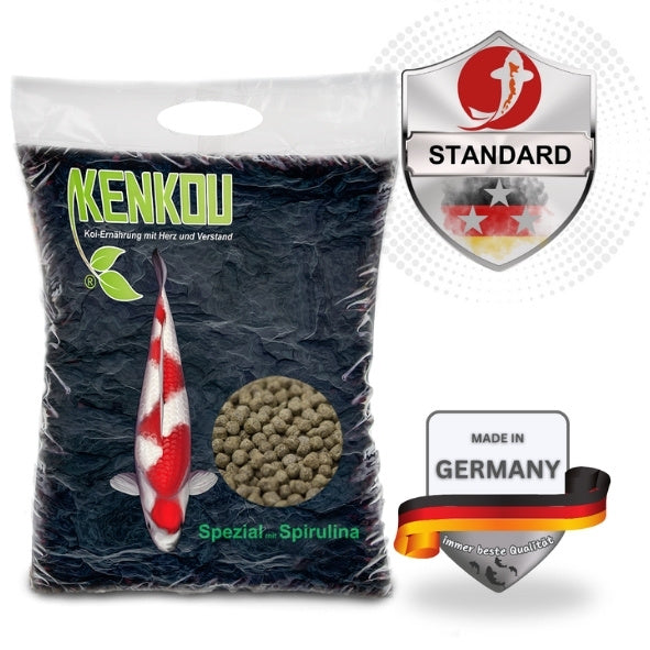 Koifutter 6 mm KENKOU® Spezial mit Spirulina schwimmend