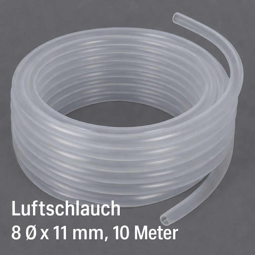 Luftschlauch 8Ø x 1mm , 10 Meter