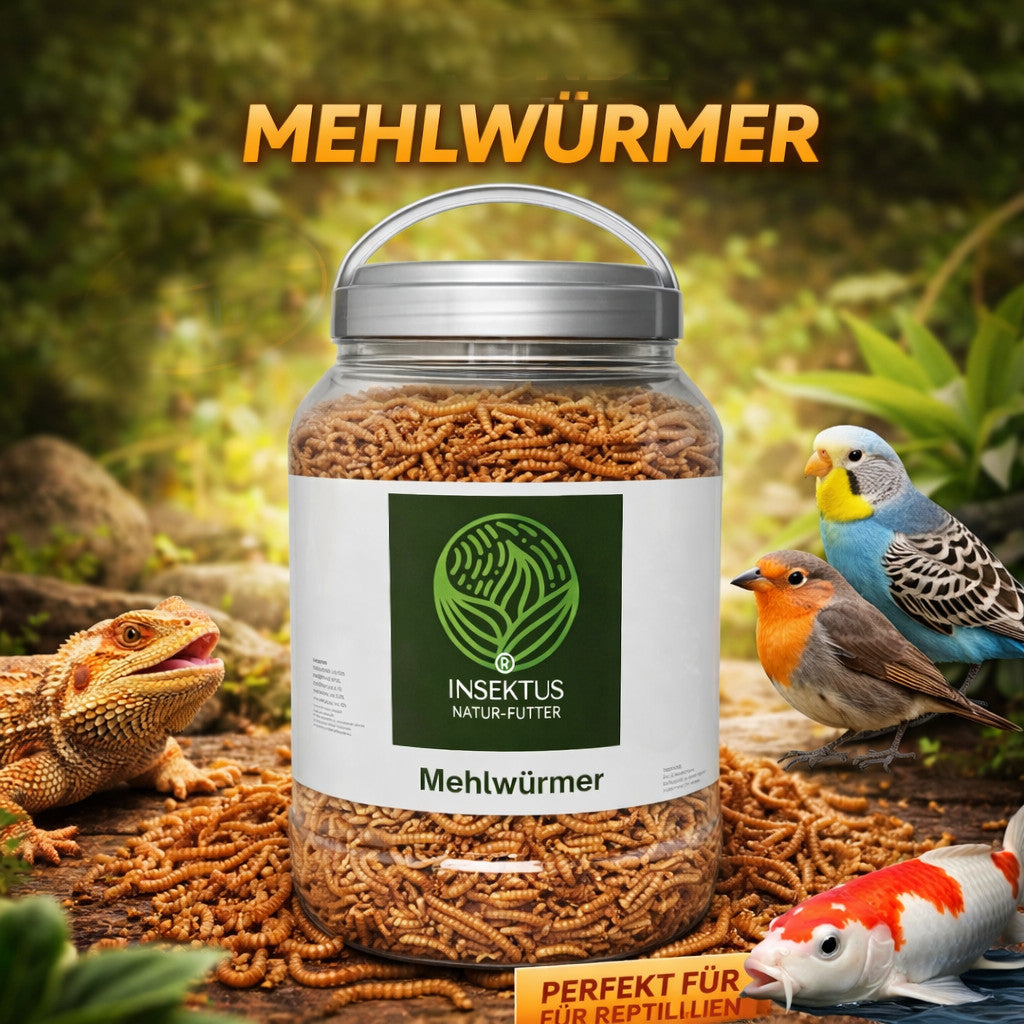 Mehlwürmer getrocknet