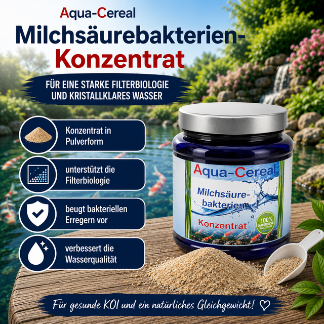Milchsäurebakterien für den Koiteich in Pulverform