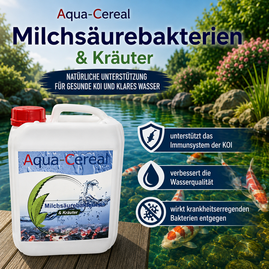 Milchsäurebakterien & Kräuter für den Koiteich