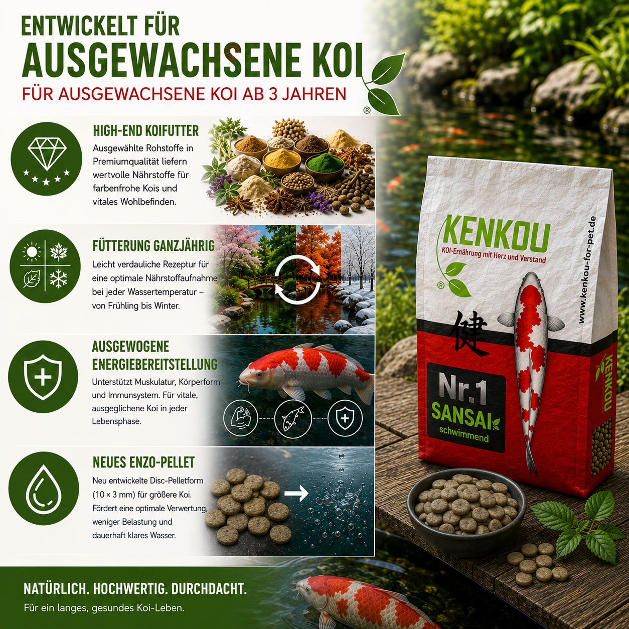 KENKOU Nr.1 SANSAI für KOI ab 3 Jahre