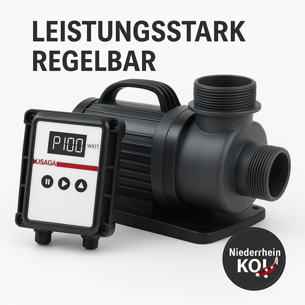 Teichpumpe 25.000 Liter regelbar, Energiesparend, leistungsstark