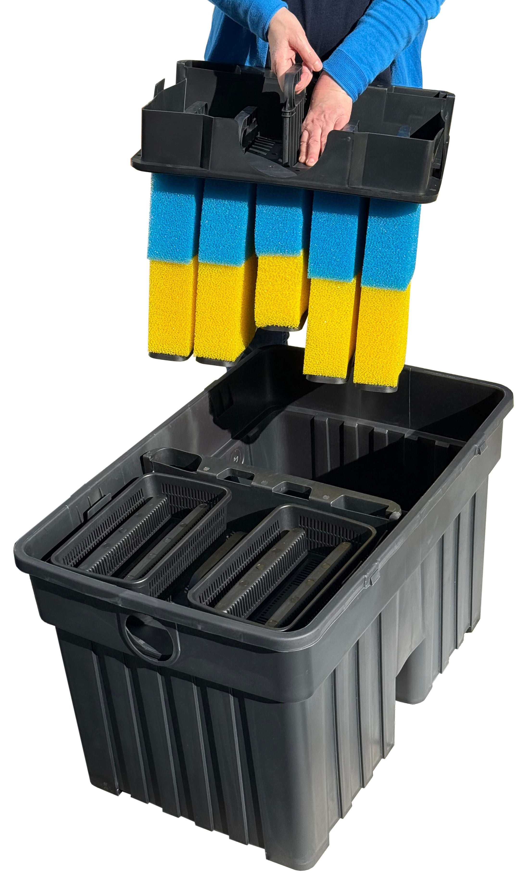 Teichfilter Komplett-Set für Teich bis 40.000 Liter